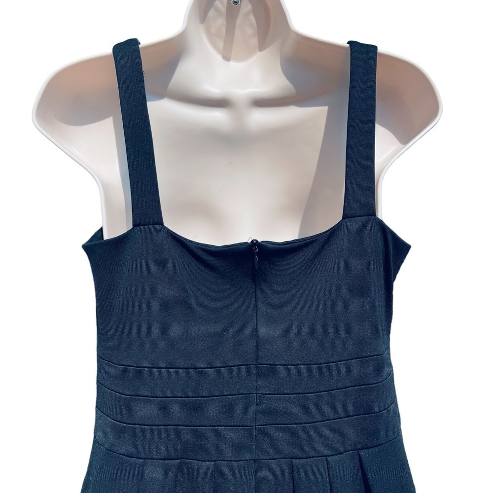 DAVID MEISTER Little Black Cocktail Dress fit and flare size 6 (6875) - Picture 6 of 7